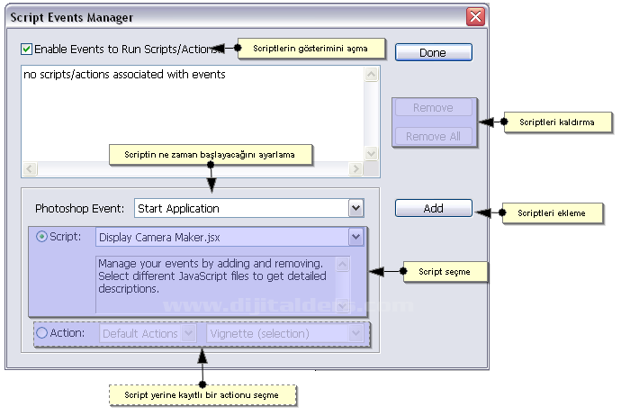 Scripts Event Manager ,Load Files Into Stack,Scripts Browse men&uuml;s&uuml;