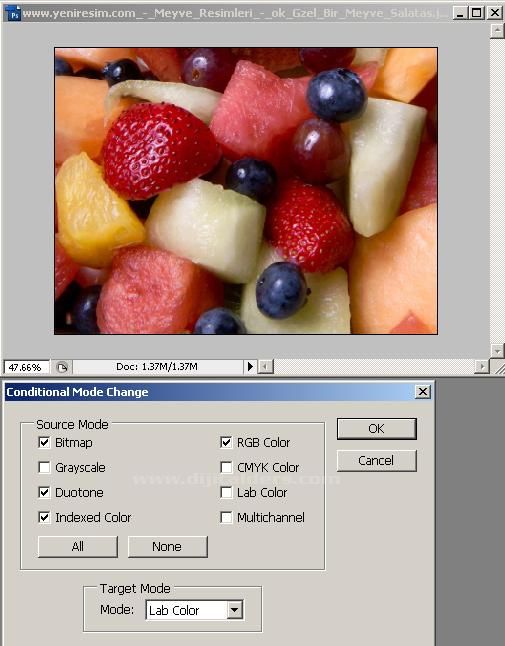 Automate men&uuml;s&uuml;ndenConditional Mode Change, Fit Image