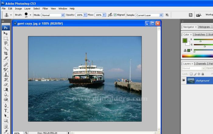 Clone Stamp Tool Kullanımı
