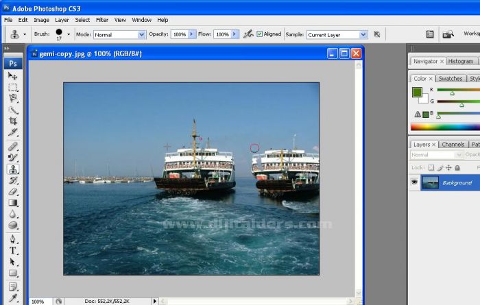 Clone Stamp Tool Kullanımı