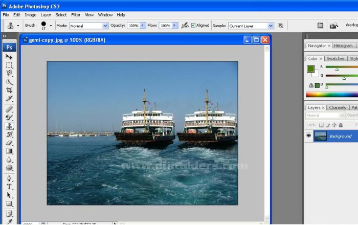 Clone Stamp Tool Kullanımı