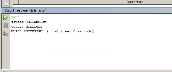 Java Da Kullanılan Escape Dizileri Escape Dizi &Ouml;rnekleri