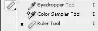 Notes Tool, Eyedropper Tool, Hand Tool, Zoom Tool, Quick Mask