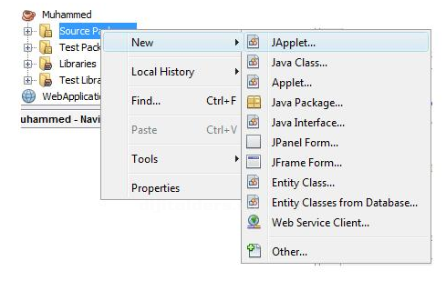 Japplet Projesinin Oluşturulması Japplet Standart Metotları Ve Metotların Görevleri