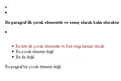 Cssin Html İ&ccedil;erisinde Kullanım Şekilleri, Puseduo Class &Ouml;rnekleri