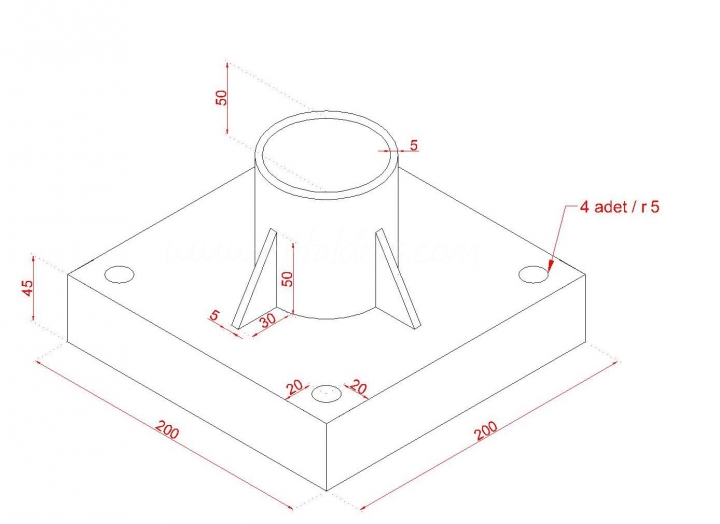 Isometric Şekil Çizimi 3